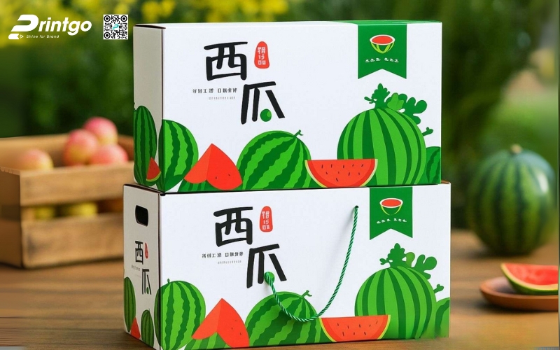Mẫu thùng carton đựng trái cây xuất khẩu dưa (dưa hấu, dưa lưới) Mẫu thùng carton đựng trái cây xuất khẩu dưa (dưa hấu, dưa lưới)