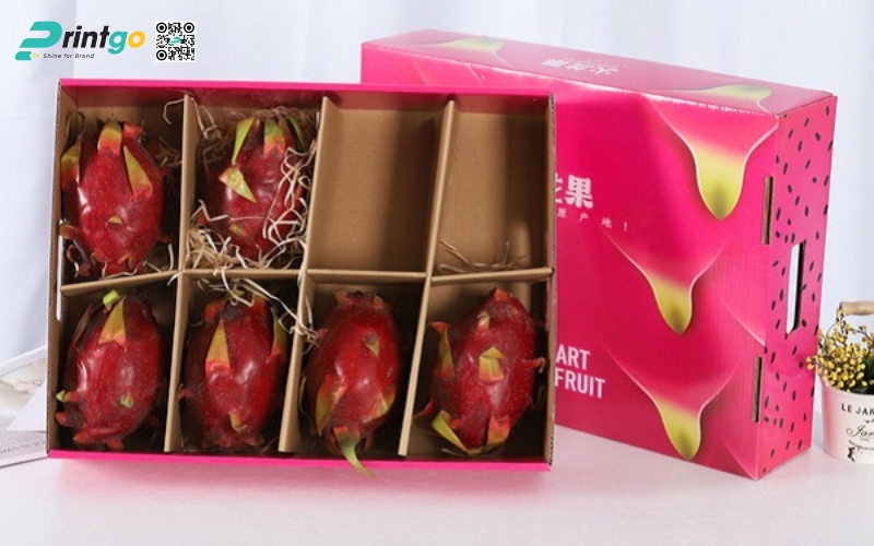 Mẫu bao bì xuất khẩu trái cây thanh long Mẫu bao bì xuất khẩu trái cây thanh long
