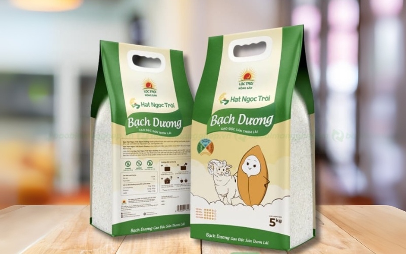 Mẫu in bao bì gạo 5kg - 10kg phổ biến cho hộ kinh doanh nhỏ Mẫu in bao bì gạo 5kg - 10kg phổ biến cho hộ kinh doanh nhỏ