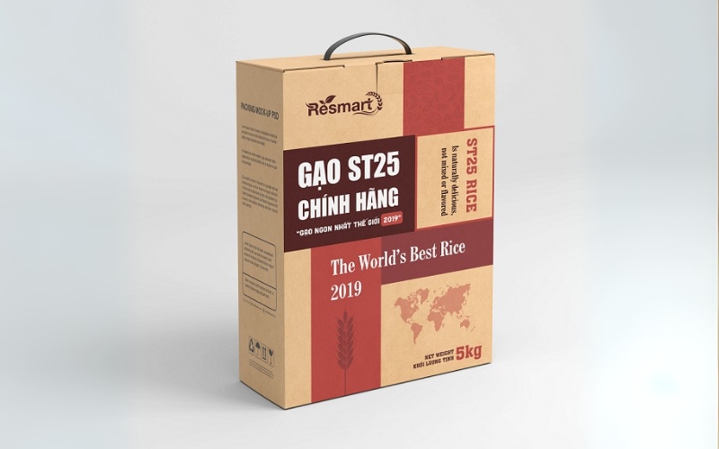 Mẫu hộp đựng gạo thiết kế sang trọng - cao cấp Mẫu hộp đựng gạo thiết kế sang trọng - cao cấp