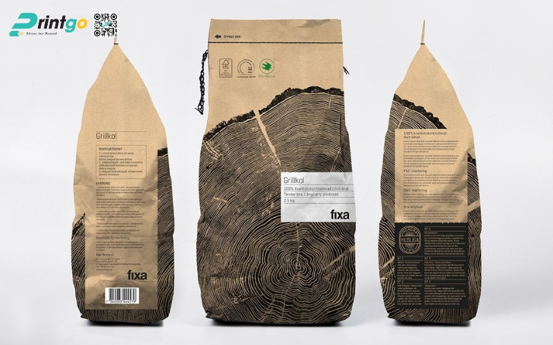 Mẫu bao bì cà phê xuất khẩu dạng túi kraft Mẫu bao bì cà phê xuất khẩu dạng túi kraft