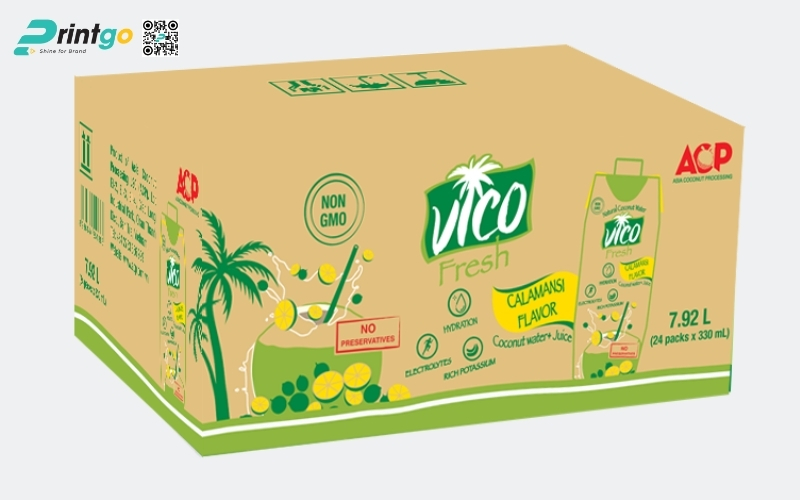 Mẫu thùng đựng dừa tươi xuất khẩu đạt chuẩn Mẫu thùng đựng dừa tươi xuất khẩu đạt chuẩn