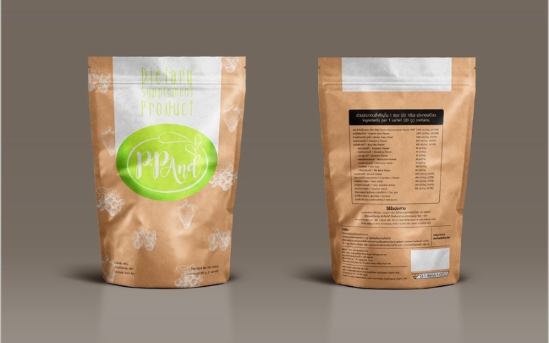 Bao bì đựng nông sản dạng giấy Kraft ghép nhựa PP (Bao bì KP) Bao bì đựng nông sản dạng giấy Kraft ghép nhựa PP (Bao bì KP)