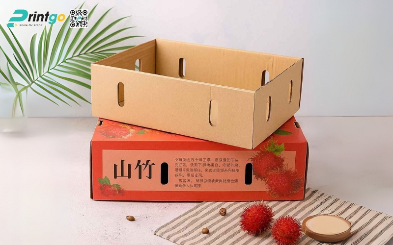 Mẫu bao bì xuất khẩu trái cây chôm chôm Mẫu bao bì xuất khẩu trái cây chôm chôm