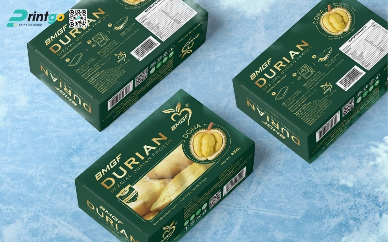 Mẫu thùng carton đựng trái cây xuất khẩu sầu riêng Mẫu thùng carton đựng trái cây xuất khẩu sầu riêng