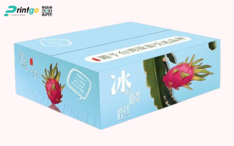 Mẫu bao bì xuất khẩu trái cây thanh long Mẫu bao bì xuất khẩu trái cây thanh long