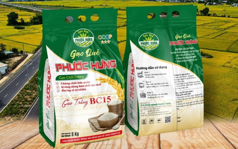 Mẫu in bao bì gạo 5kg - 10kg phổ biến cho hộ kinh doanh nhỏ Mẫu in bao bì gạo 5kg - 10kg phổ biến cho hộ kinh doanh nhỏ