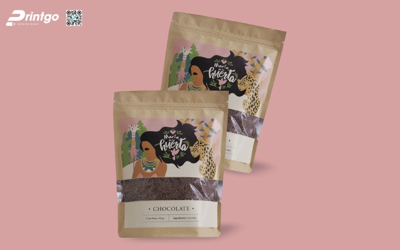 Mẫu bao bì cà phê xuất khẩu dạng túi kraft Mẫu bao bì cà phê xuất khẩu dạng túi kraft