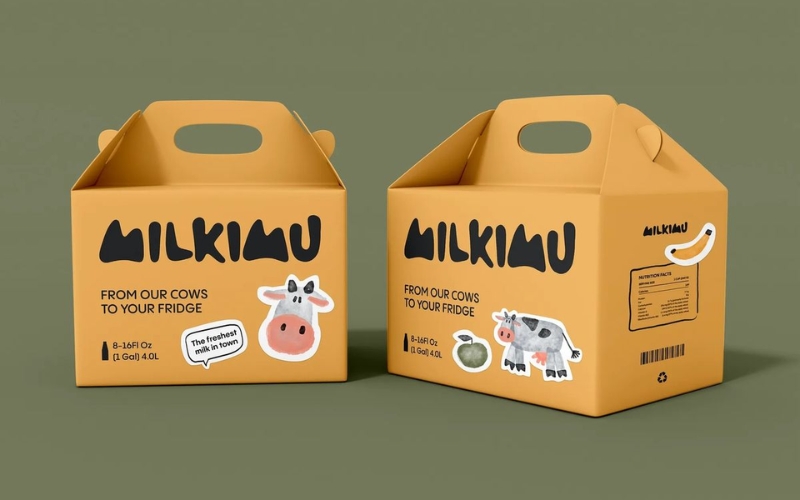 Bao bì đựng nông sản dạng hộp giấy carton sóng Bao bì đựng nông sản dạng hộp giấy carton sóng