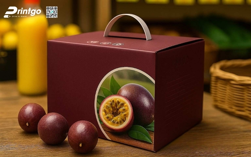 Mẫu bao bì xuất khẩu trái cây chanh leo Mẫu bao bì xuất khẩu trái cây chanh leo