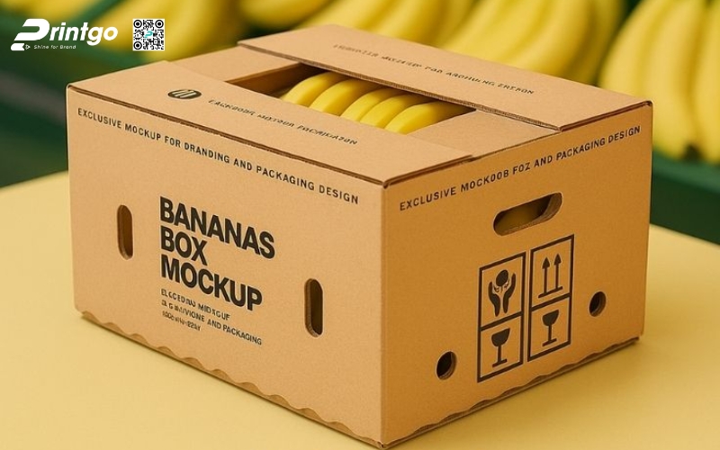 Mẫu bao bì xuất khẩu trái cây chuối Mẫu bao bì xuất khẩu trái cây chuối