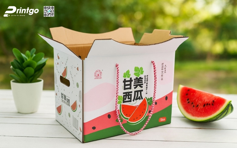 Mẫu thùng carton đựng trái cây xuất khẩu dưa (dưa hấu, dưa lưới) Mẫu thùng carton đựng trái cây xuất khẩu dưa (dưa hấu, dưa lưới)