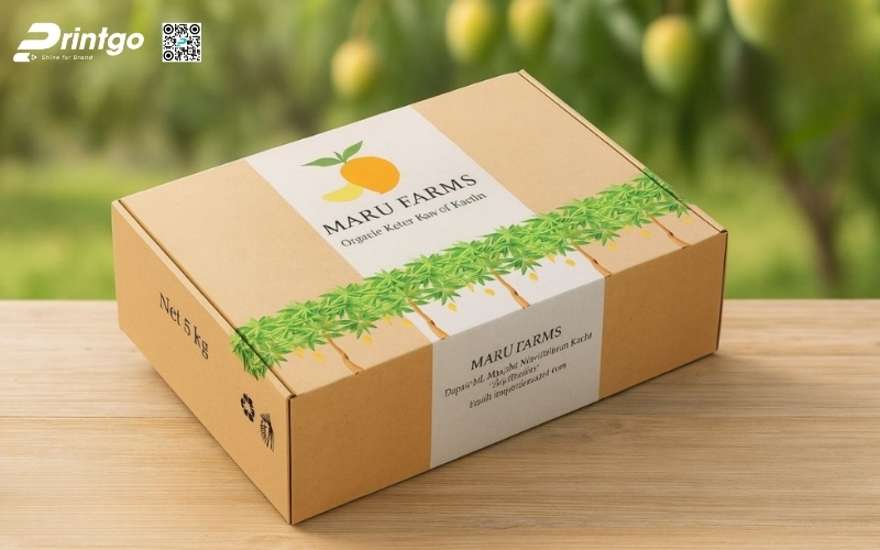 Mẫu thùng carton đựng trái cây xuất khẩu xoài Mẫu thùng carton đựng trái cây xuất khẩu xoài