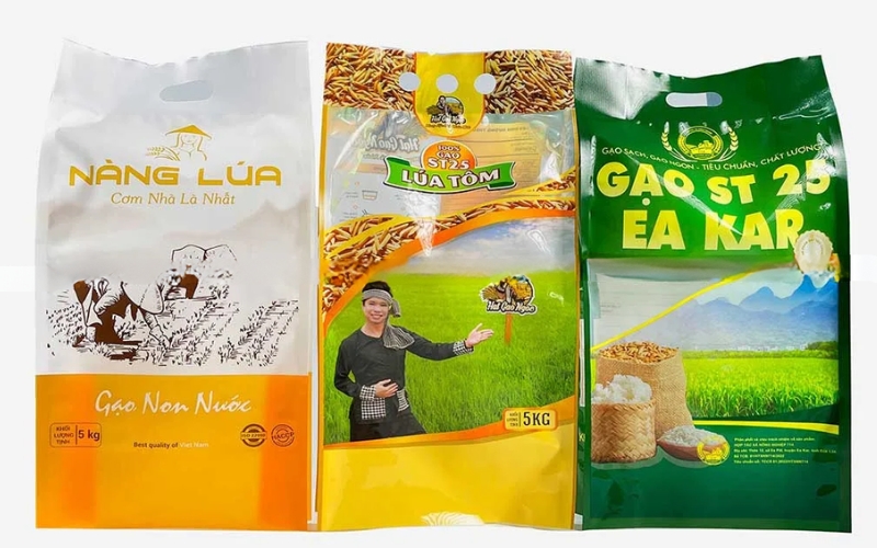 Mẫu in bao bì gạo 5kg - 10kg phổ biến cho hộ kinh doanh nhỏ Mẫu in bao bì gạo 5kg - 10kg phổ biến cho hộ kinh doanh nhỏ
