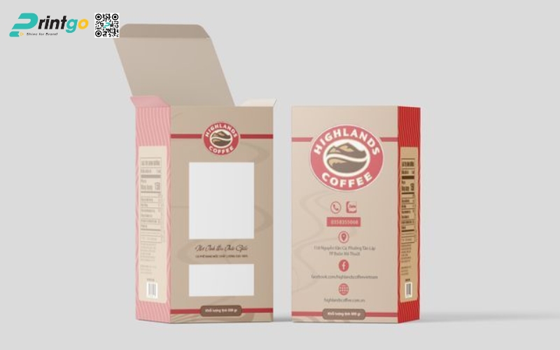 Mẫu bao bì cà phê xuất khẩu dạng hộp mềm Mẫu bao bì cà phê xuất khẩu dạng hộp mềm