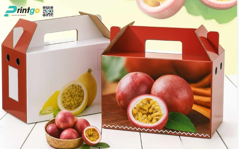 Mẫu bao bì xuất khẩu trái cây chanh leo Mẫu bao bì xuất khẩu trái cây chanh leo