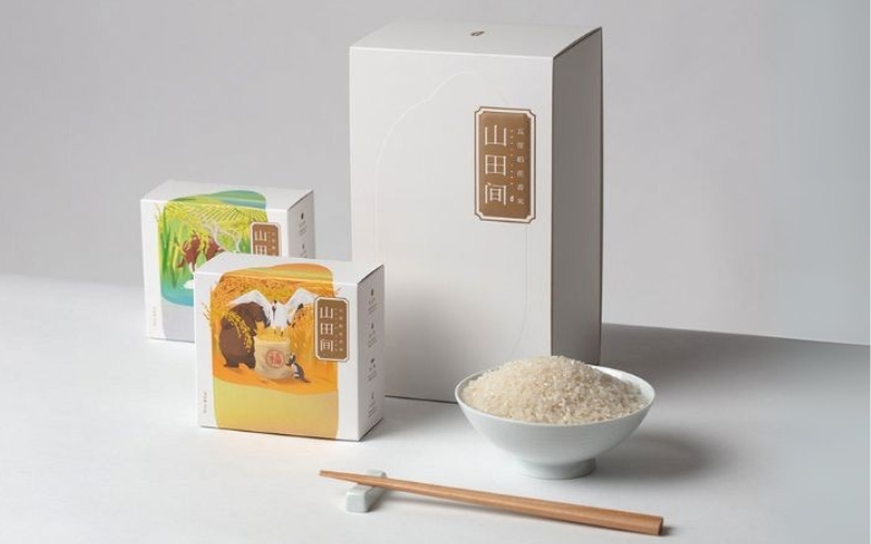 Mẫu hộp đựng gạo thiết kế sang trọng - cao cấp Mẫu hộp đựng gạo thiết kế sang trọng - cao cấp