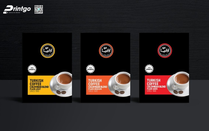 Mẫu bao bì cà phê xuất khẩu dạng hộp mềm Mẫu bao bì cà phê xuất khẩu dạng hộp mềm