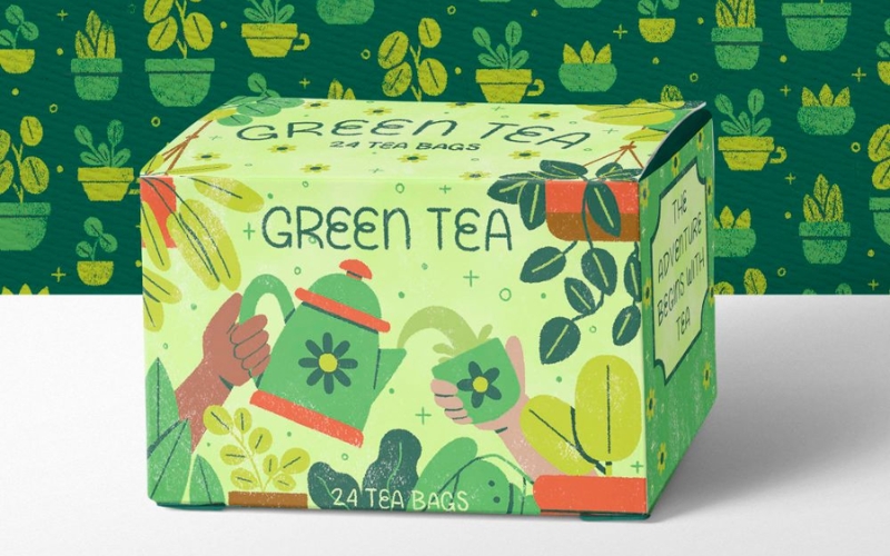 Bao bì đựng nông sản dạng hộp carton mềm Bao bì đựng nông sản dạng hộp carton mềm