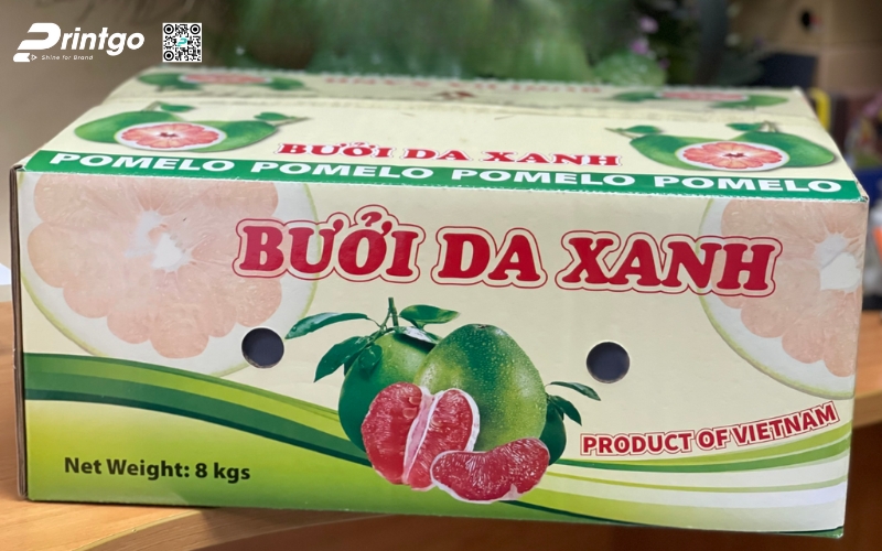 Mẫu bao bì xuất khẩu trái cây bưởi Mẫu bao bì xuất khẩu trái cây bưởi