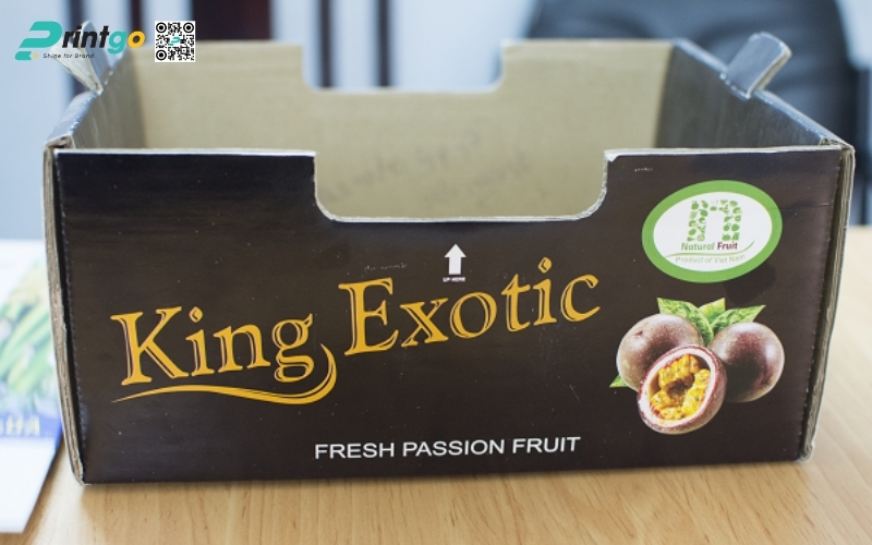 Mẫu bao bì xuất khẩu trái cây chanh leo Mẫu bao bì xuất khẩu trái cây chanh leo