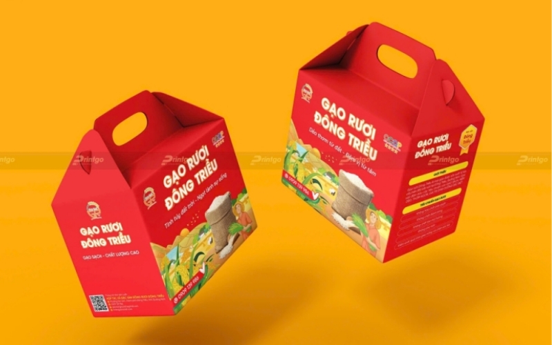 Mẫu hộp đựng gạo thiết kế sang trọng - cao cấp Mẫu hộp đựng gạo thiết kế sang trọng - cao cấp
