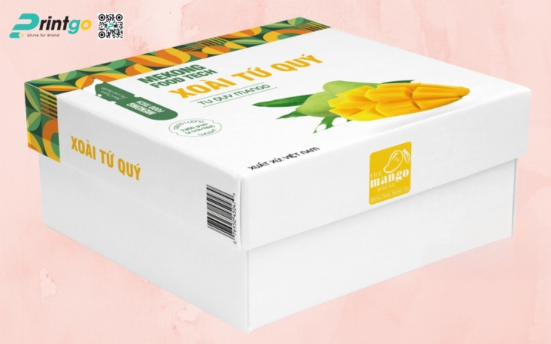 Mẫu thùng carton đựng trái cây xuất khẩu xoài Mẫu thùng carton đựng trái cây xuất khẩu xoài