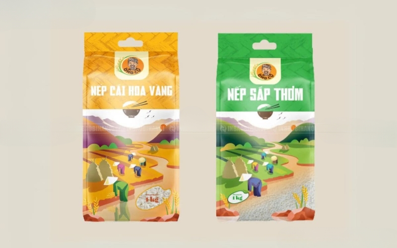Mẫu in bao bì gạo 5kg - 10kg phổ biến cho hộ kinh doanh nhỏ Mẫu in bao bì gạo 5kg - 10kg phổ biến cho hộ kinh doanh nhỏ