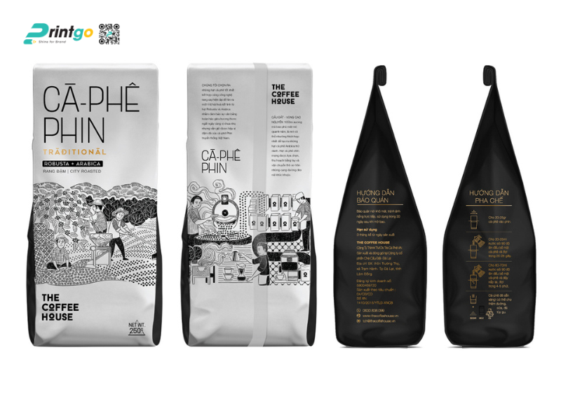 Túi hàn biên đựng cafe Túi hàn biên đựng cafe