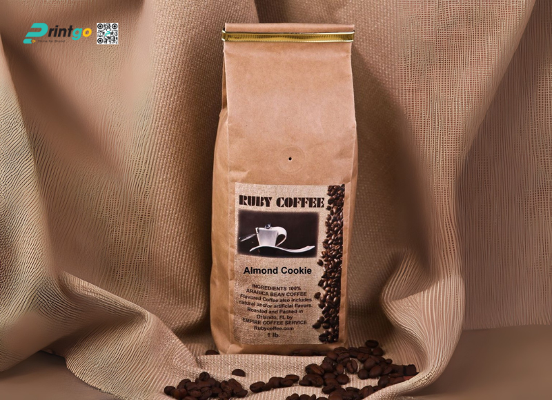 Túi giấy có van 1 chiều đựng cafe hạt Túi giấy có van 1 chiều đựng cafe hạt