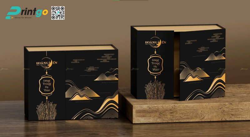 Mẫu hộp đông trùng hạ thảo cao cấp Mẫu hộp đông trùng hạ thảo cao cấp