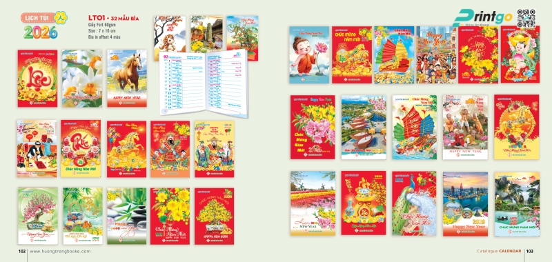 Lịch túi Huơg Trang khác biệt, đậm chất văn hóa Lịch túi Huơg Trang khác biệt, đậm chất văn hóa