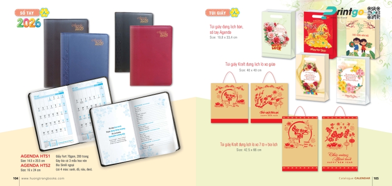 Túi giấy và sổ tay đi kèm chuyên nghiệp Túi giấy và sổ tay đi kèm chuyên nghiệp