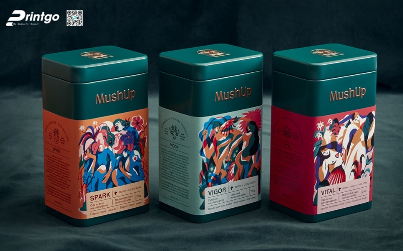 Mẫu bao bì cà phê xuất khẩu dạng hộp cao cấp Mẫu bao bì cà phê xuất khẩu dạng hộp cao cấp