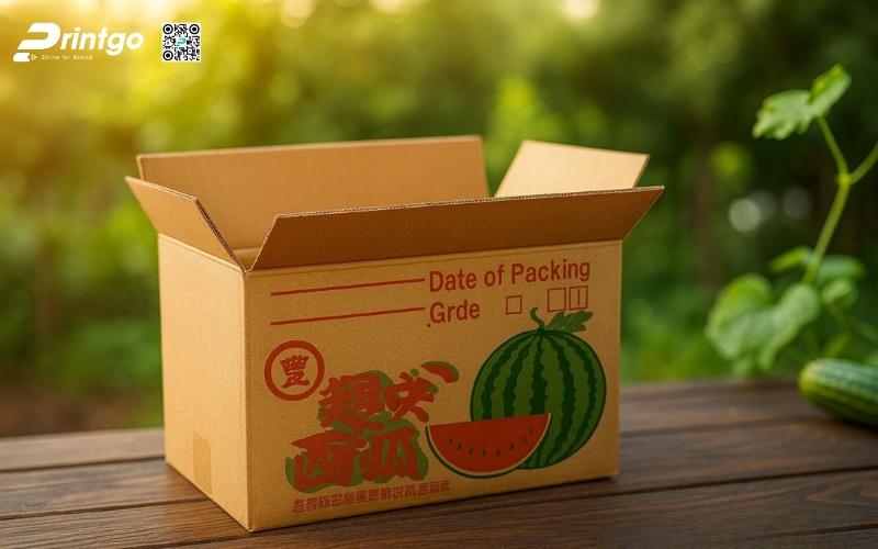 Mẫu thùng carton đựng trái cây xuất khẩu dưa (dưa hấu, dưa lưới) Mẫu thùng carton đựng trái cây xuất khẩu dưa (dưa hấu, dưa lưới)