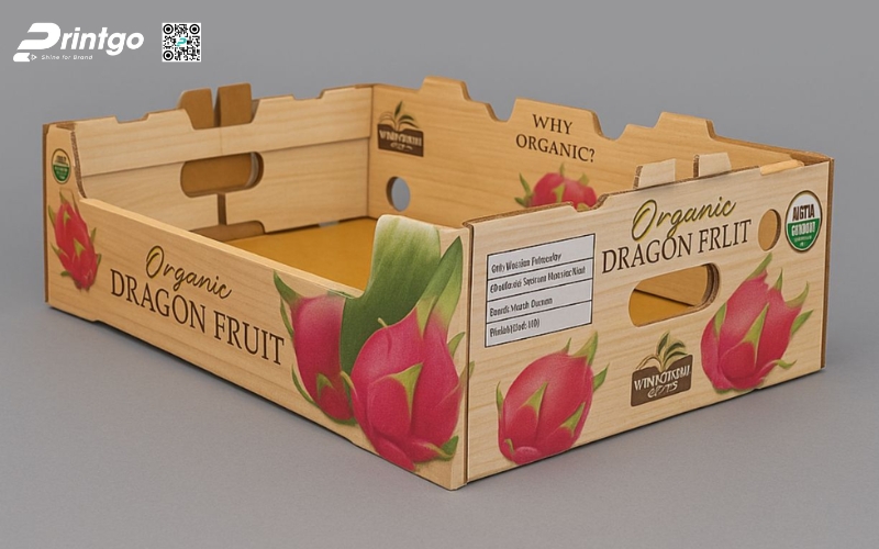 Mẫu bao bì xuất khẩu trái cây thanh long Mẫu bao bì xuất khẩu trái cây thanh long
