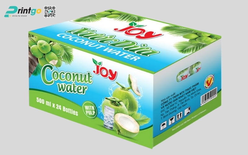 Mẫu thùng carton đựng dừa xiêm xuất khẩu đạt chuẩn Mẫu thùng carton đựng dừa xiêm xuất khẩu đạt chuẩn
