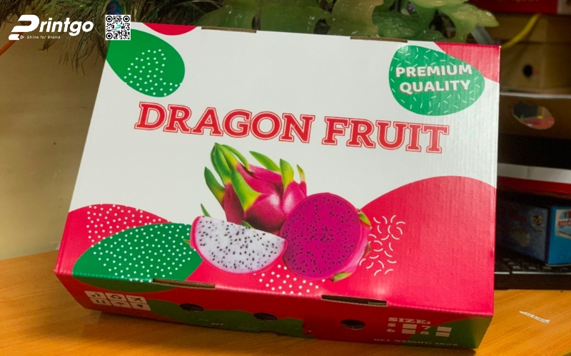 Mẫu bao bì xuất khẩu trái cây thanh long Mẫu bao bì xuất khẩu trái cây thanh long