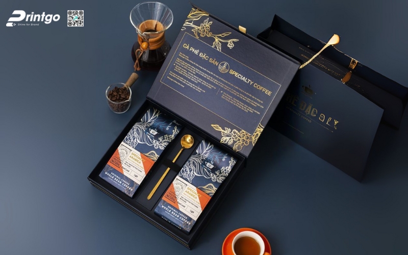 Mẫu bao bì cà phê xuất khẩu dạng hộp cao cấp Mẫu bao bì cà phê xuất khẩu dạng hộp cao cấp