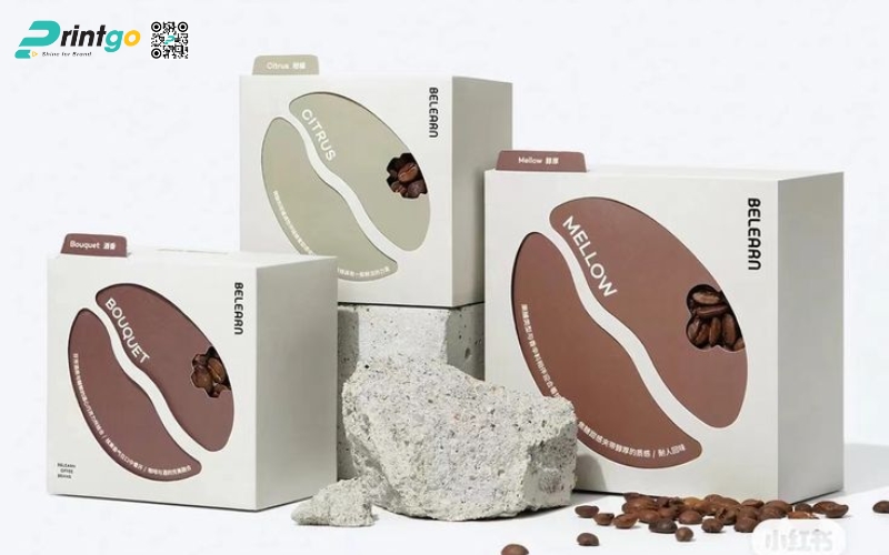 Mẫu bao bì cà phê xuất khẩu dạng hộp mềm Mẫu bao bì cà phê xuất khẩu dạng hộp mềm