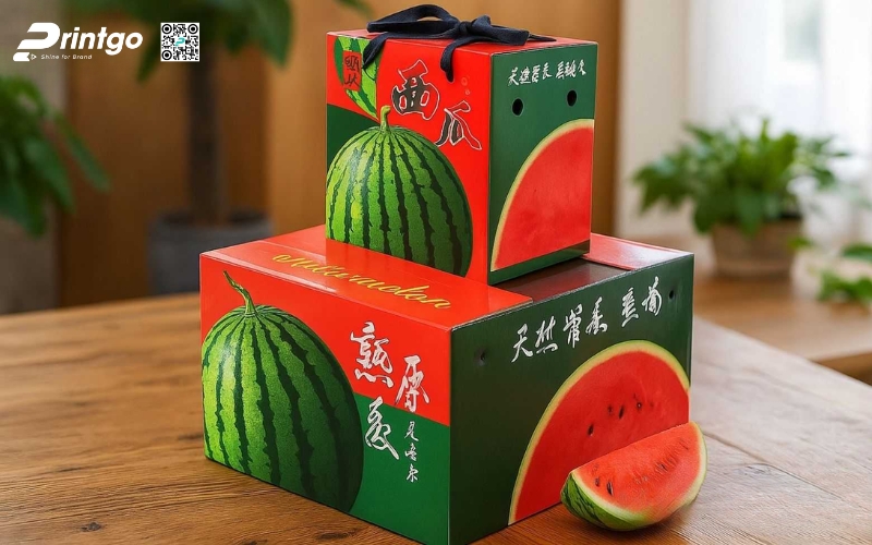 Mẫu thùng carton đựng trái cây xuất khẩu dưa (dưa hấu, dưa lưới) Mẫu thùng carton đựng trái cây xuất khẩu dưa (dưa hấu, dưa lưới)