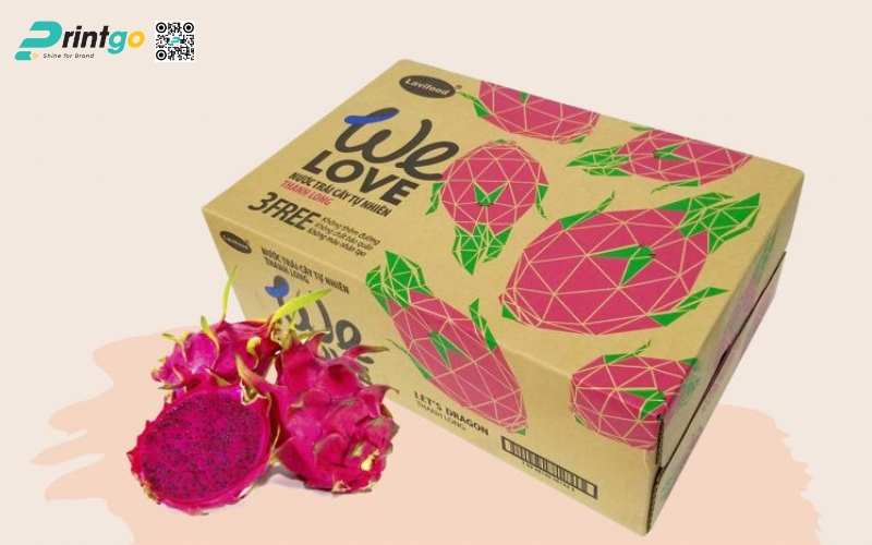 Mẫu bao bì xuất khẩu trái cây thanh long Mẫu bao bì xuất khẩu trái cây thanh long