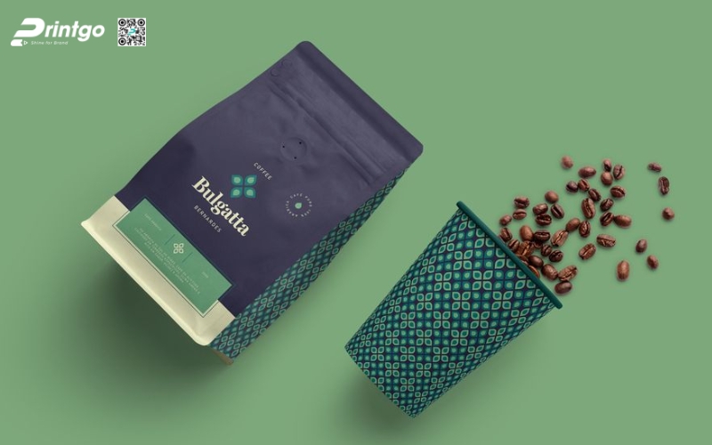 Mẫu bao bì cà phê xuất khẩu dạng túi zipper đáy đứng Mẫu bao bì cà phê xuất khẩu dạng túi zipper đáy đứng