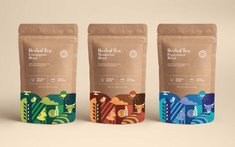 Bao bì đựng nông sản dạng giấy Kraft ghép nhựa PP (Bao bì KP) Bao bì đựng nông sản dạng giấy Kraft ghép nhựa PP (Bao bì KP)