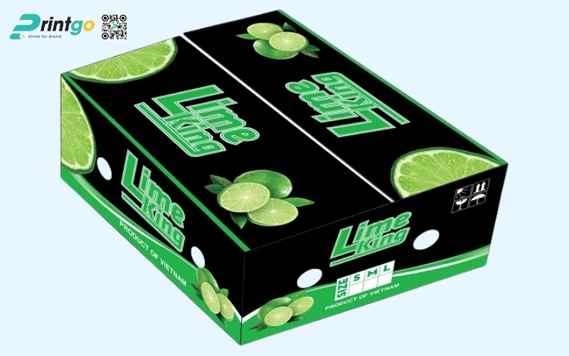 Mẫu bao bì xuất khẩu trái cây chanh Mẫu bao bì xuất khẩu trái cây chanh