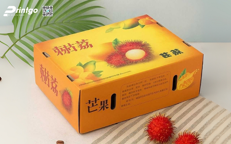 Mẫu bao bì xuất khẩu trái cây chôm chôm Mẫu bao bì xuất khẩu trái cây chôm chôm