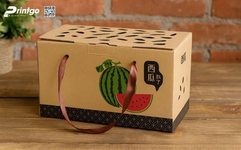 Mẫu thùng carton đựng trái cây xuất khẩu dưa (dưa hấu, dưa lưới) Mẫu thùng carton đựng trái cây xuất khẩu dưa (dưa hấu, dưa lưới)