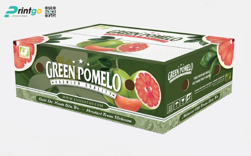 Mẫu bao bì xuất khẩu trái cây bưởi Mẫu bao bì xuất khẩu trái cây bưởi