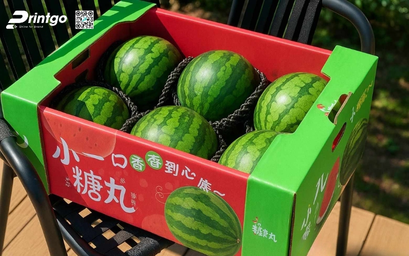 Mẫu thùng carton đựng trái cây xuất khẩu dưa (dưa hấu, dưa lưới) Mẫu thùng carton đựng trái cây xuất khẩu dưa (dưa hấu, dưa lưới)