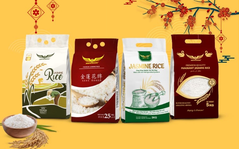 Mẫu in bao bì gạo 5kg - 10kg phổ biến cho hộ kinh doanh nhỏ Mẫu in bao bì gạo 5kg - 10kg phổ biến cho hộ kinh doanh nhỏ